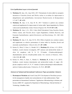 list of publications