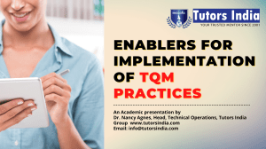 Enablers for Implementation of TQM practices thesis uk (2)