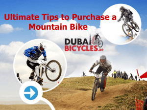 Ultimate Tips to Purchase a  Mountain Bike