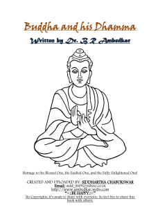 AMBEDKAR Buddha and His Dhamma