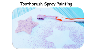 Year 1 Toothbrush Spray Painting