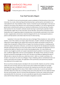 Year End Narrative Report