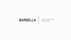 Marbella PowerPoint Template Dark