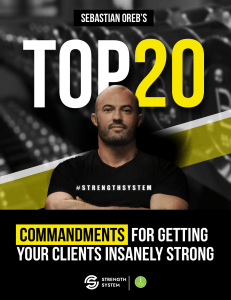 TOP+20+COMMANDMENTS+FOR+GETTING+YOUR+CLIENTS+INSANELY+STRONG+-+EBOOK+AND+COVER