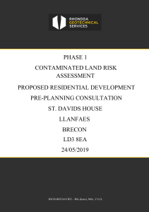 22 21085 OUT-CONTAMINATED LAND ASSESSMENT -979663