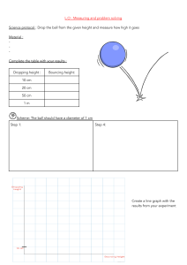 Numeracy   bouncing ball 