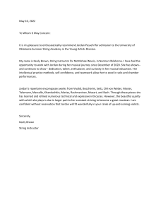 Jordan Possehl Reference Letter