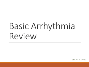 Basic Arrhythmias rev2021 [Autosaved]