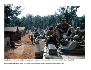 Source interpretation gallery Walk on Vietnam War