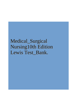 Medical Surgical Nursing 10th Edition Lewis Test Bank.pdf