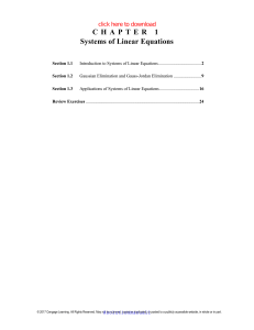 sample Elementary linear algebra Ron Larson 8th edition solutions manual odd
