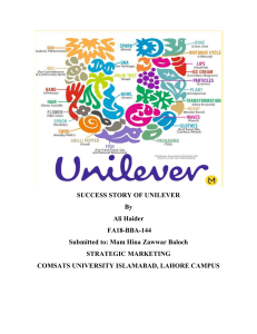 Unilevers Summary