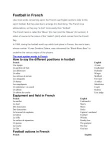 Football in French