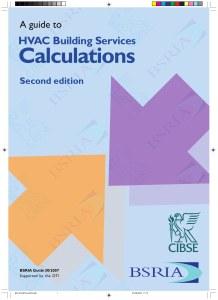 Guide to HVAC building services calculations. 2nd edition
