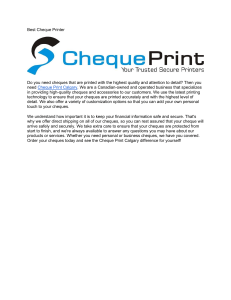 Best Cheque Printer