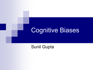 cognitive biases