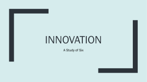 Innovation by Six Music Practitioners
