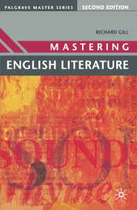 Mastering English Literature by Richard Gill (auth.) 