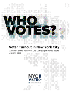 Who Votes? Voter Turnout in New York City