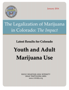 Youth and Adult Marijuana Use - Rocky Mountain High Intensity