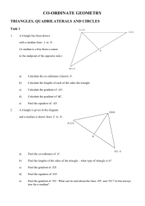 Co-ordinate Geometry (2)