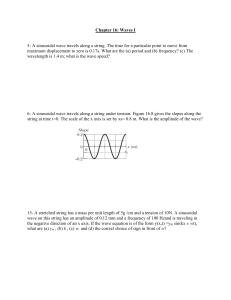 Chapter 16 Waves I problems