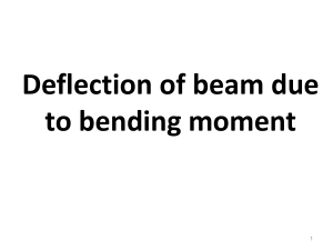 beam and beam deflection