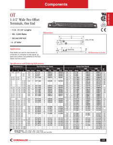 Chromalox OT Series Strip Heater Catalog Page
