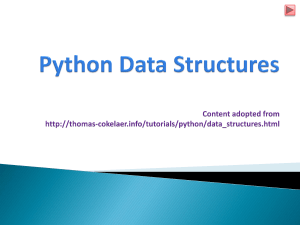 PythonDataStructures
