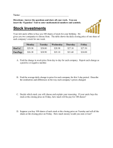 MAT1030 Hands-On Practice Stock Investments Assignment Worksheet (4)