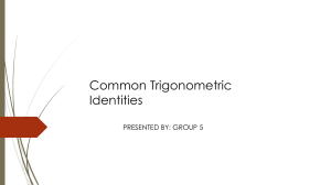 Common-Trigonometric-Identities