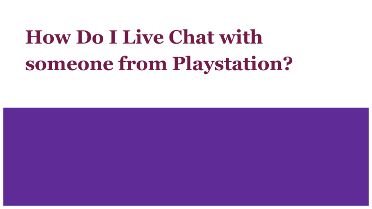 Chat psn live So is