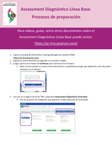 Assessment Diagnóstico Línea Base 2021 Proceso de preparación