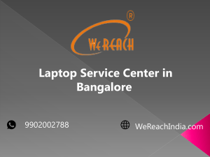 Laptop service centre in bangalore