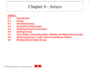 PPT04 Arrays