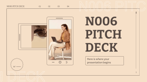 N006 Pitch Deck   by Slidesgo