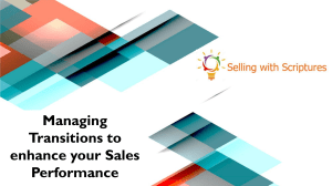 SWS Presentation - Managing Sales Transitions