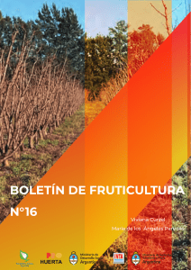 Boletín de Fruticultura Nº16  PODA EN FRUTALES DE HOJA CADUCA