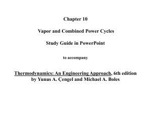 lecture 6 Vapor and Combined Power Cycles  10