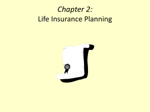 insurance planning notes