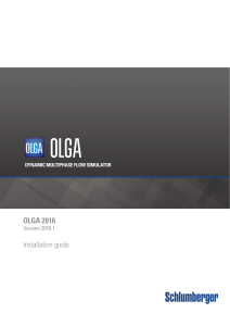OLGA 2016-1 InstallationGuide