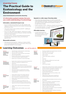 eLearning-Ecotoxicology-A4-flyer