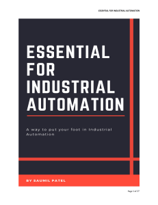 Industrial Automation: Essentials & Introduction