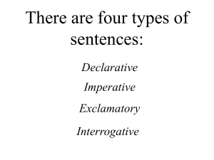 four-types-of-sentences best one