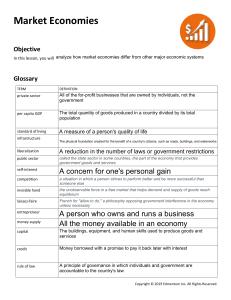 Market Economies: Key Concepts & Systems