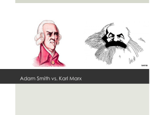 marx vs. smith ppt