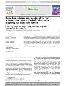 [International Journal of Hydrogen Energy vol. 42 iss. 29] Gong, Cheng  Ma, Longfei  Zhang, Baoqun  Ding, Yifeng  Li, Xiang - Research on influence and resolution of the relay protections with electric vehicle charging station - libgen.li