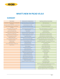 What's New in PSCAD v5-0-0