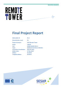 Final Project Report Remote Tower