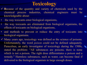 toxocology